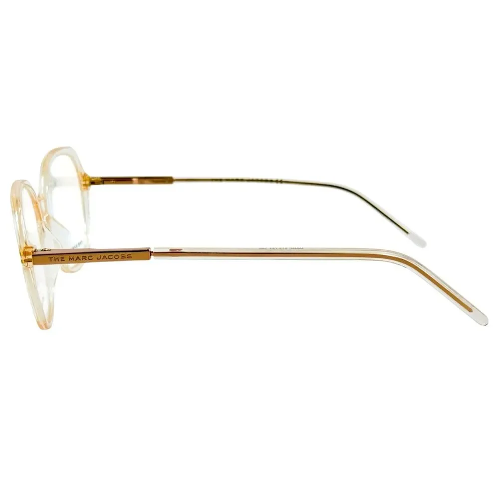 Marc Jacobs Marc 512 Womens Plastic Eyeglass Frame 733 Transparent Peach 50-18